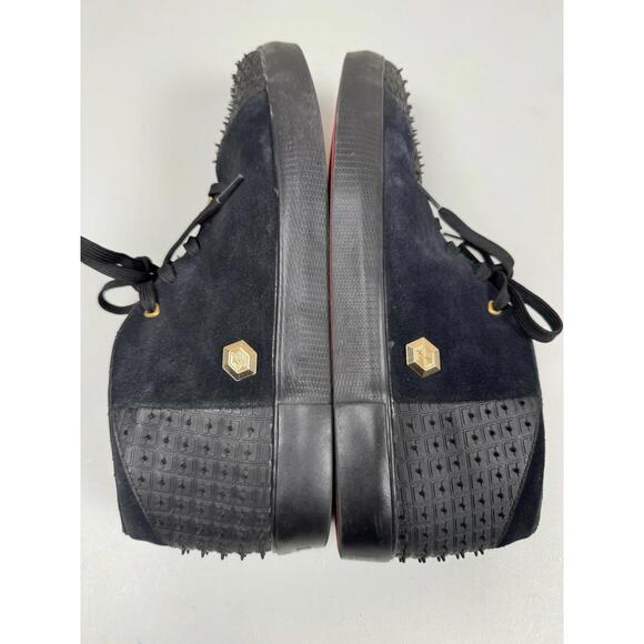 Nike Air LeBron James XIII Mens 12 Shoes Lifestyle Red Bottoms Black 806396-001 - Picture 5 of 11